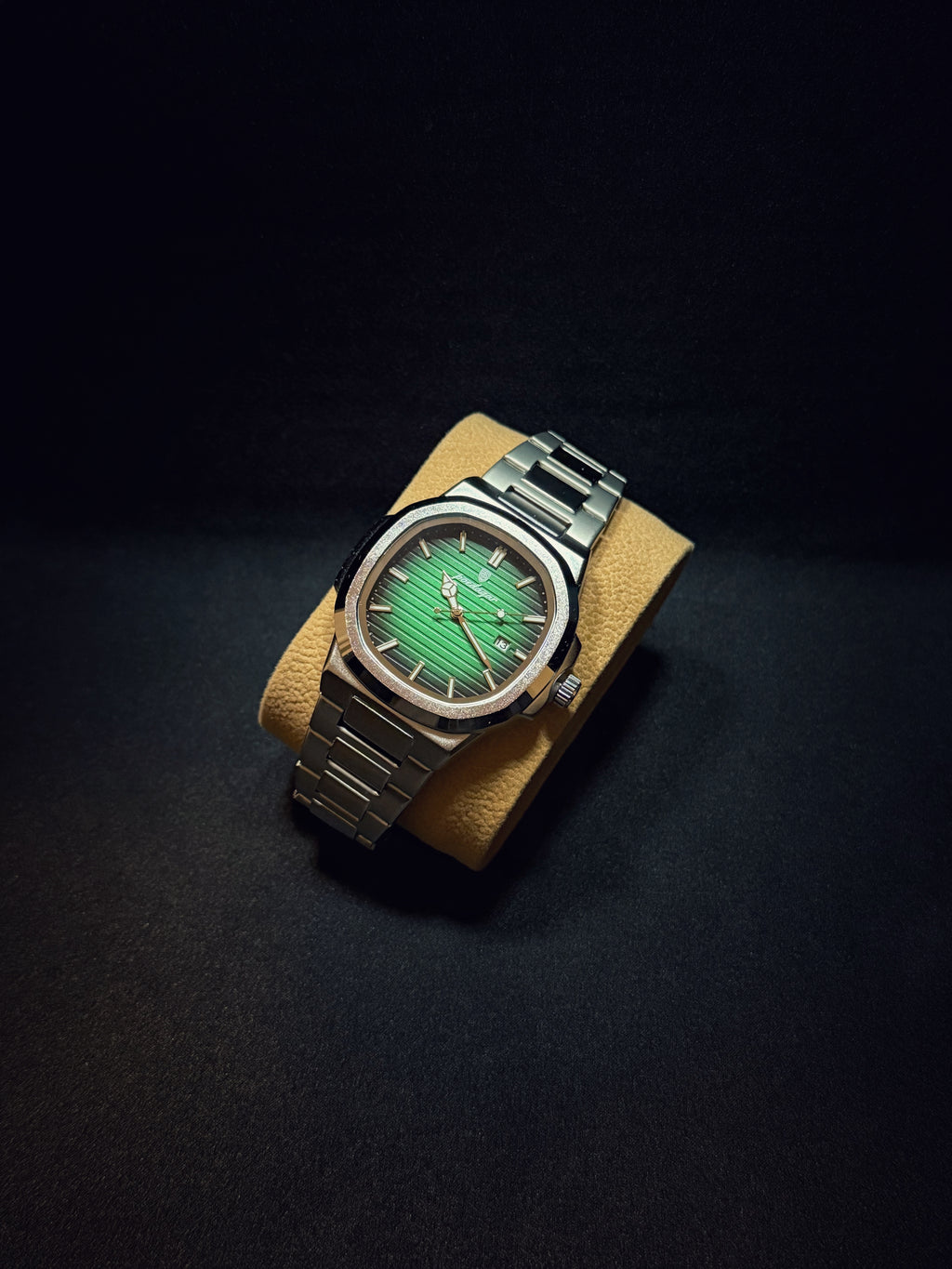 Reloj Poedagar Nautilus Acero Inox. Verde