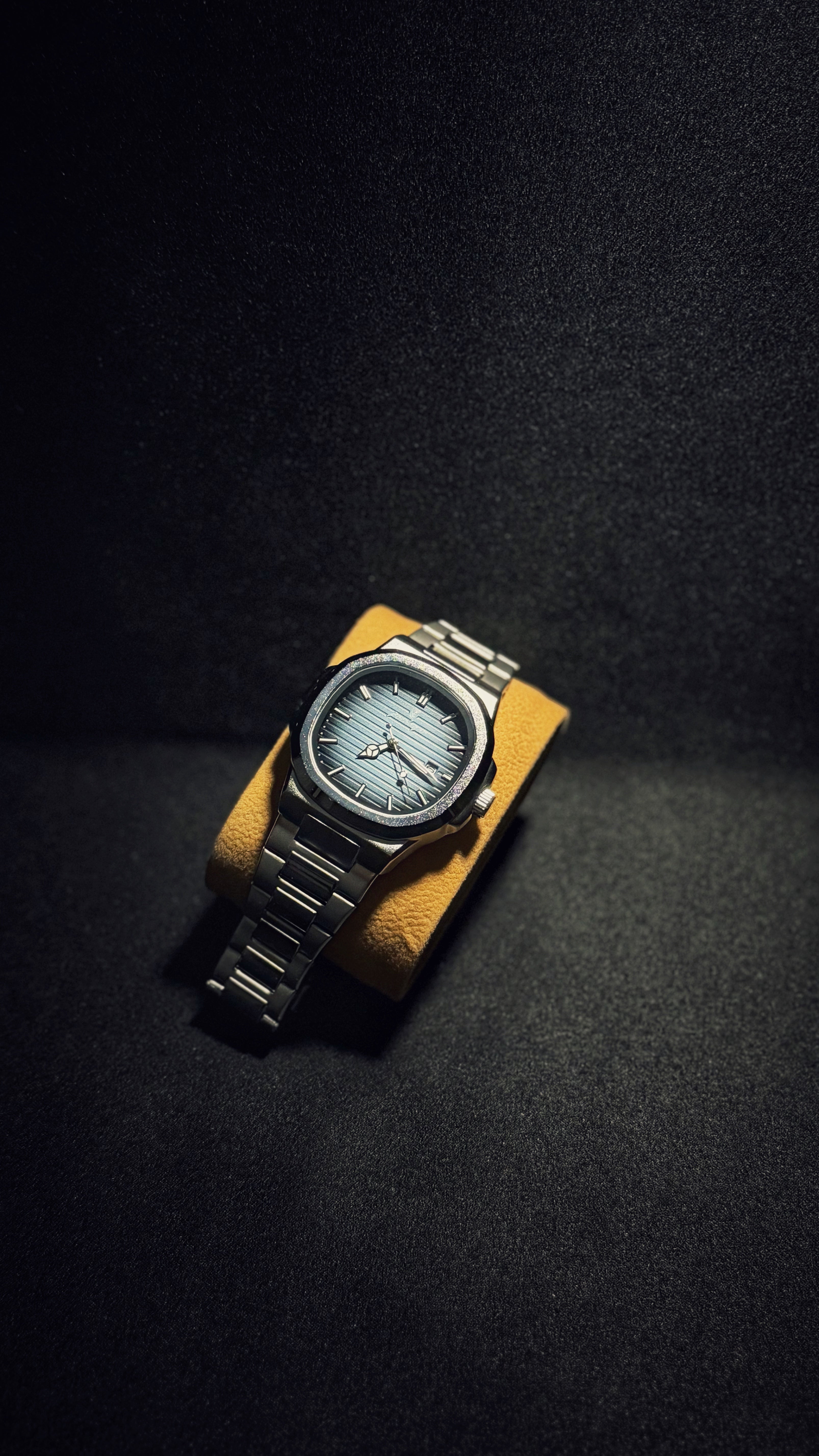 Reloj Poedagar Nautilus Acero Inox. Azul